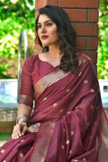 Cotton Saree Garnet Maroon Cotton Saree saree online