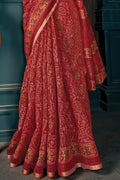 Cotton Saree Garnet Red Cotton Saree saree online