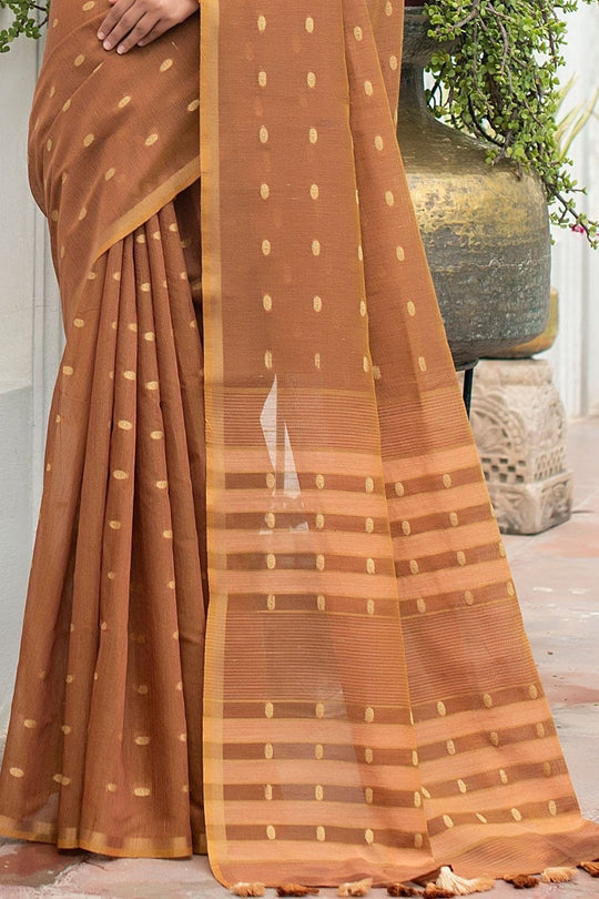 cotton saree printed