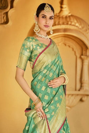 Cotton Saree Green Cotton Saree saree online