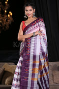 Cotton Saree Indigo Purple Cotton Saree saree online