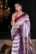 Cotton Saree Indigo Purple Cotton Saree saree online
