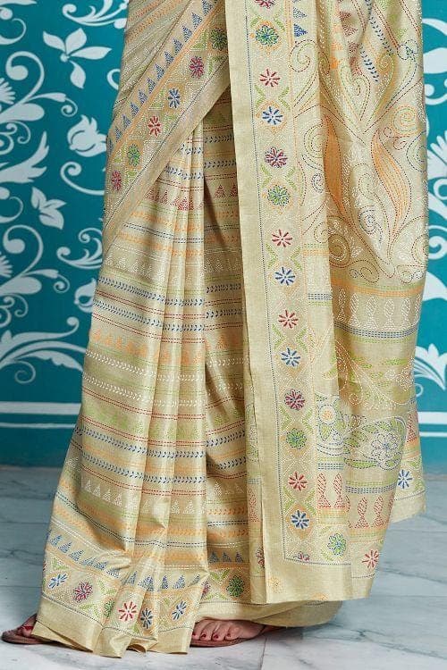 cotton saree printed