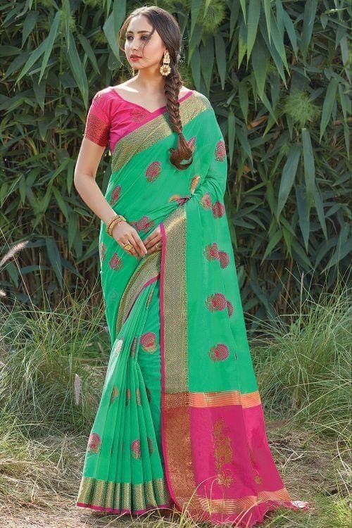 cotton saree design