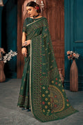 Cotton Saree Juniper Green Cotton Saree saree online