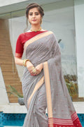 cotton saree with blouse