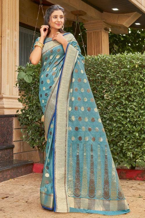blouse designs for cotton saree