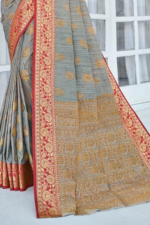 Cotton Saree Mink Grey Cotton Saree saree online