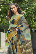 multicolour cotton saree