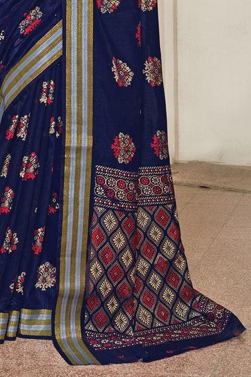 cotton saree blouse design