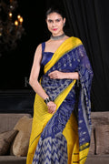 Cotton Saree Navy Blue Cotton Saree saree online