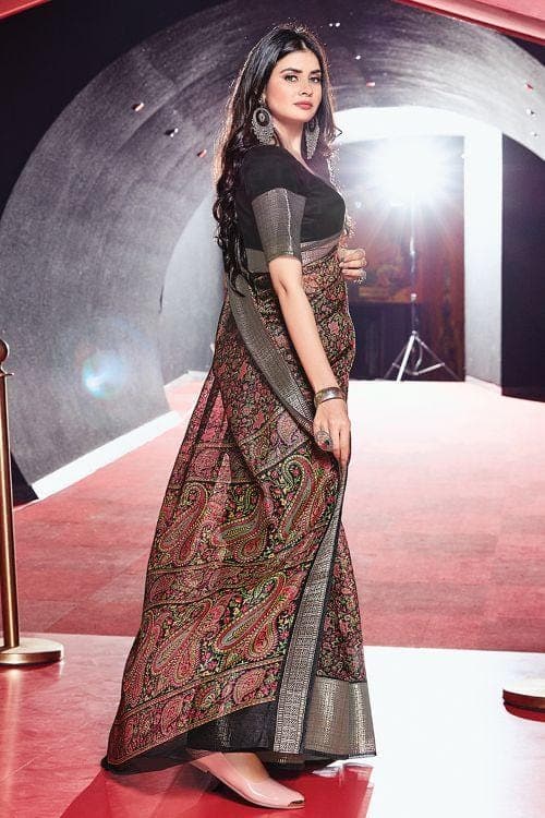 cotton sarees blouse designs