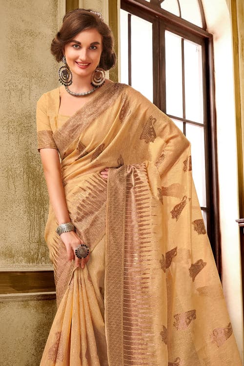 cotton saree blouse design