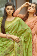 Cotton saree Pear Green Cotton Saree saree online