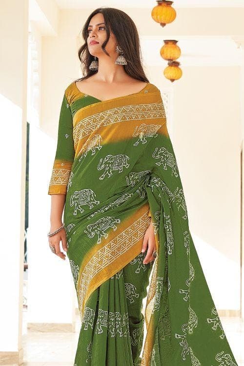 cotton saree pickle green cotton saree silk saree online 30855453212865