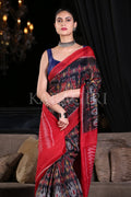 Cotton Saree Raven Black Cotton Saree saree online