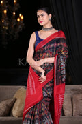 Cotton Saree Raven Black Cotton Saree saree online