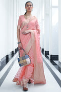 pink cotton sarees for summer