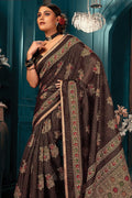 Cotton Saree Russet Brown Cotton Saree saree online