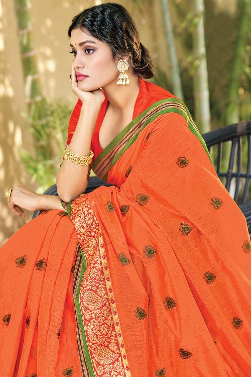 linen saree