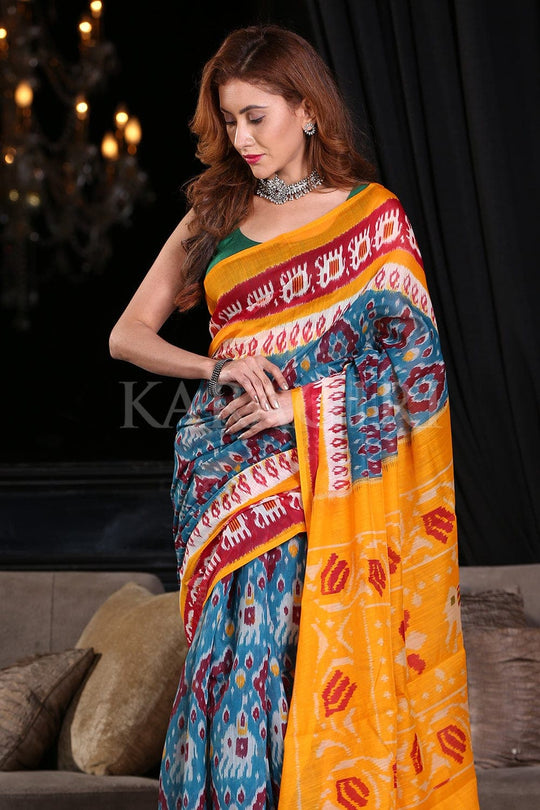 Cotton Saree Sapphire Blue Cotton Saree saree online