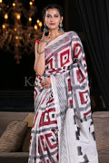 Cotton Saree Snow White Cotton Saree saree online