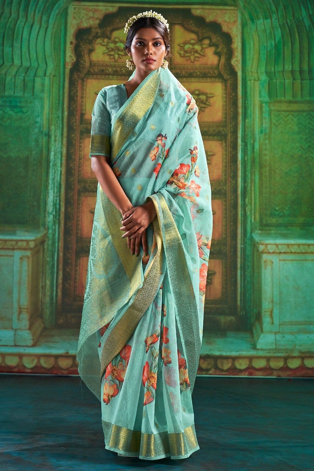 Buy cotton sarees online on sale