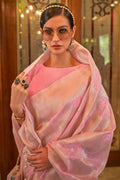 Cotton saree Watermelon Pink Cotton Saree saree online