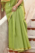 plain cotton saree