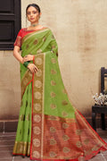 cotton silk saree