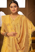 Cotton Silk Saree Munsell Yellow Cotton Silk Saree saree online