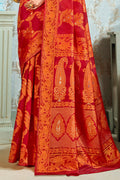 red saree