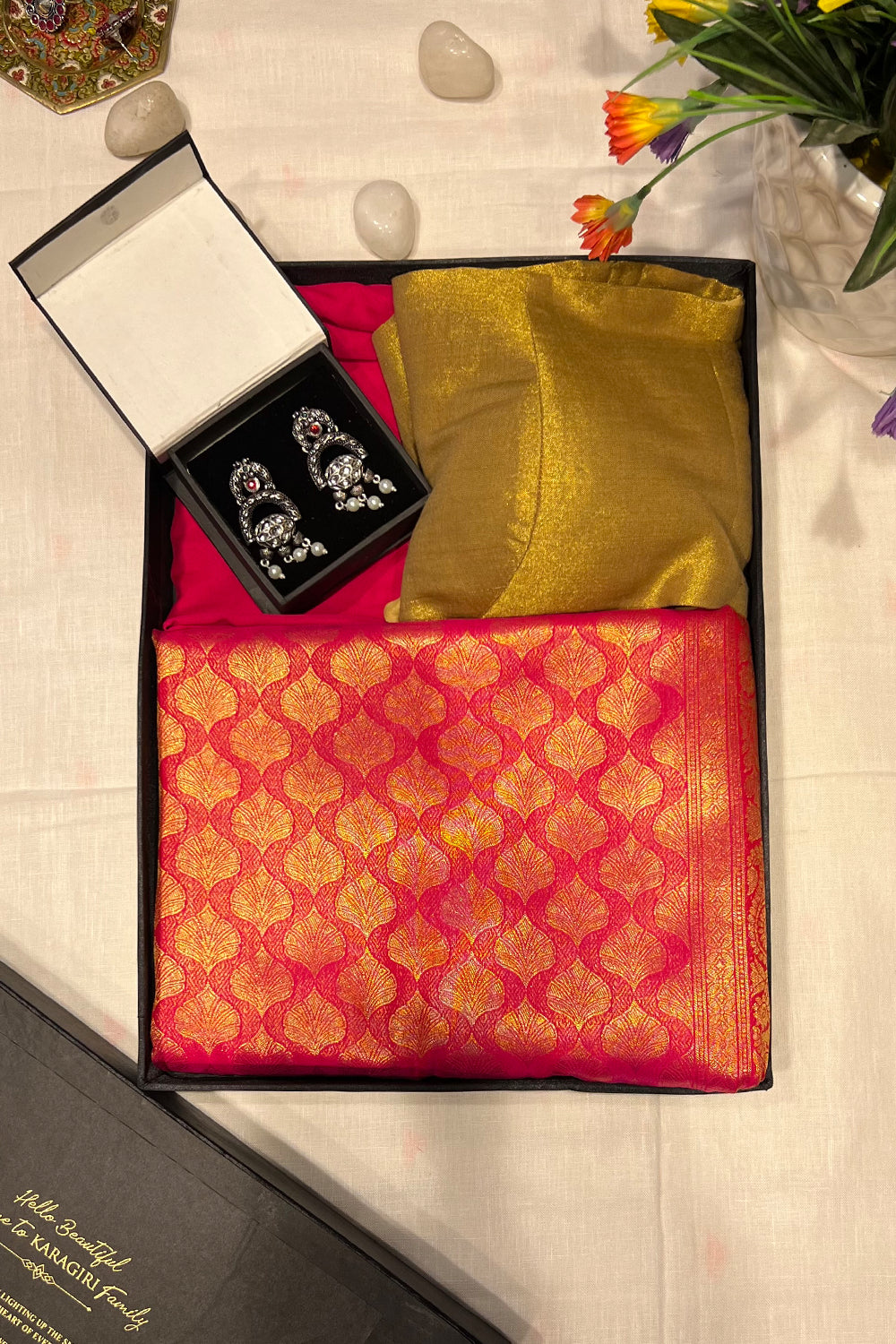 Mughal Rani Saree Box – Kavya Creations