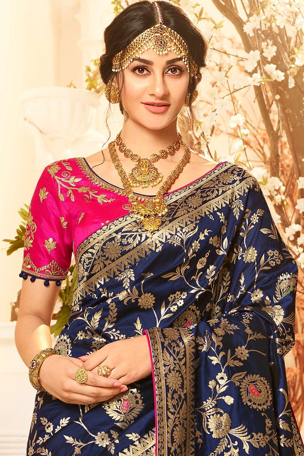 Buy Blue Sarees for Women by VISIT WEAR Online | Ajio.com