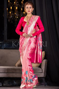 Banarasi Saree Carnation Pink Banarasi Saree saree online