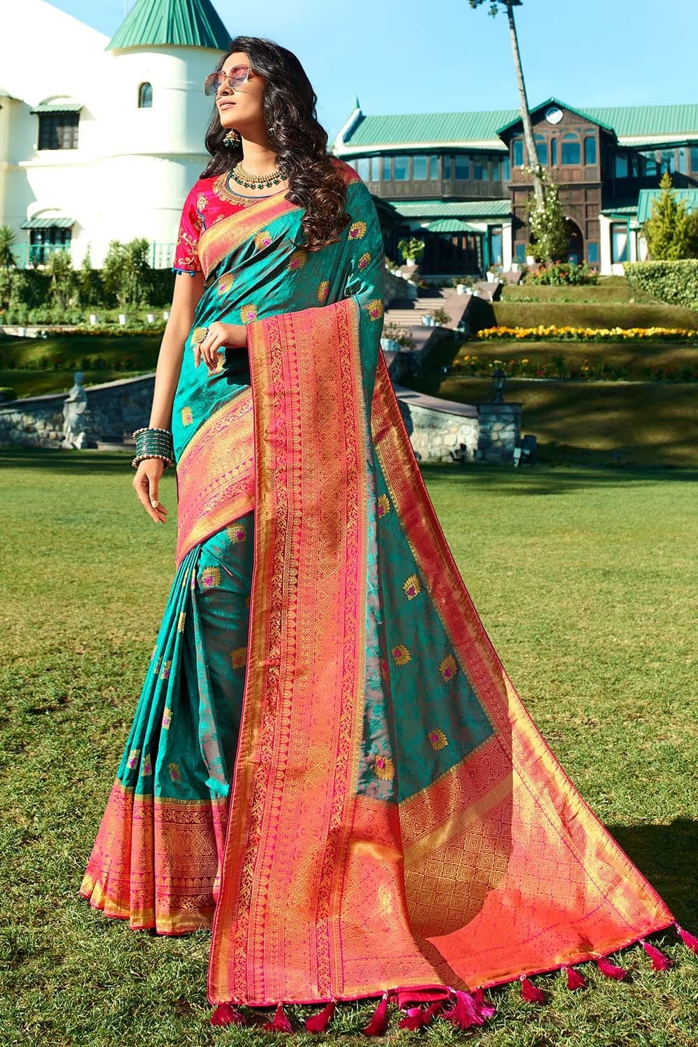designer silk saree