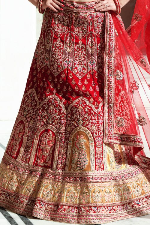 embroideried lehenga