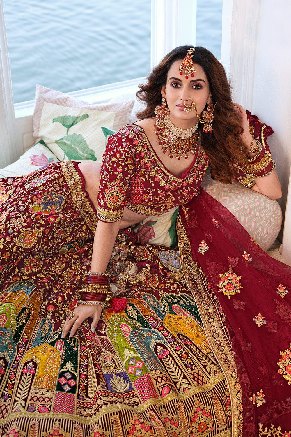 Bollywood designer lehenga online clearance