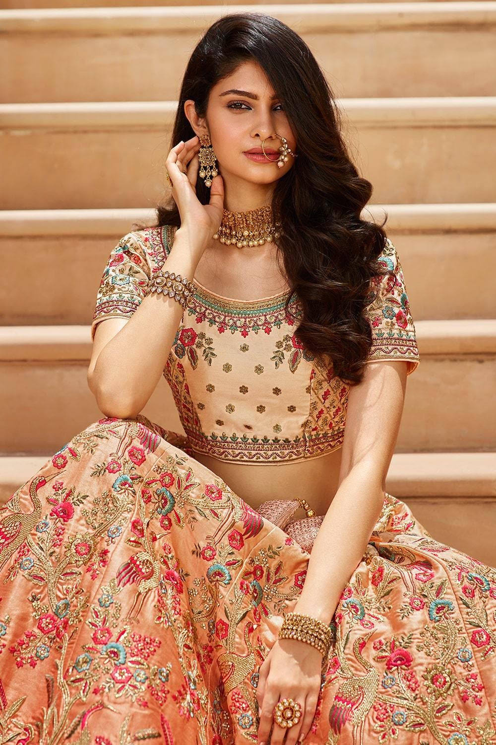 THE INDIAN SAREE STYLE LEHENGA | Andaaz Fashion Blog