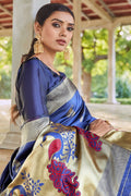 Designer Saree Admiral Blue Designer Saree saree online