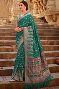 green saree