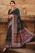 black saree