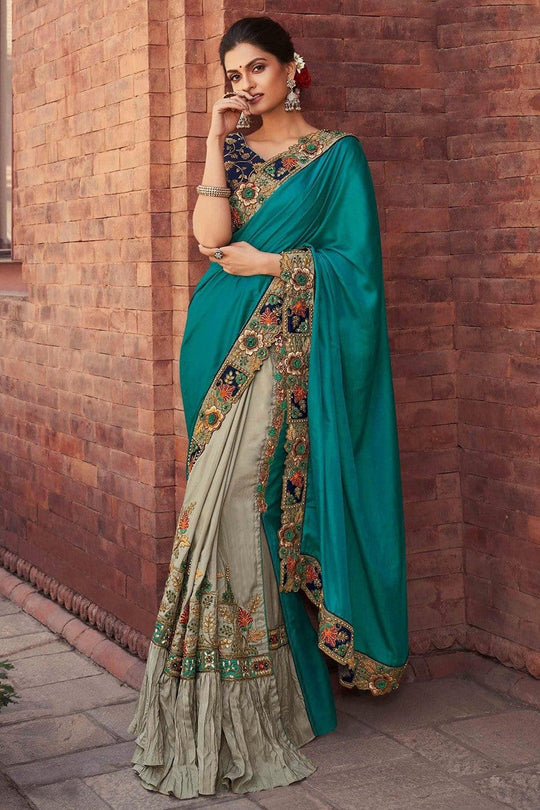 designer silk saree