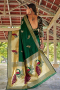 Designer Saree Dark Green Designer Saree saree online