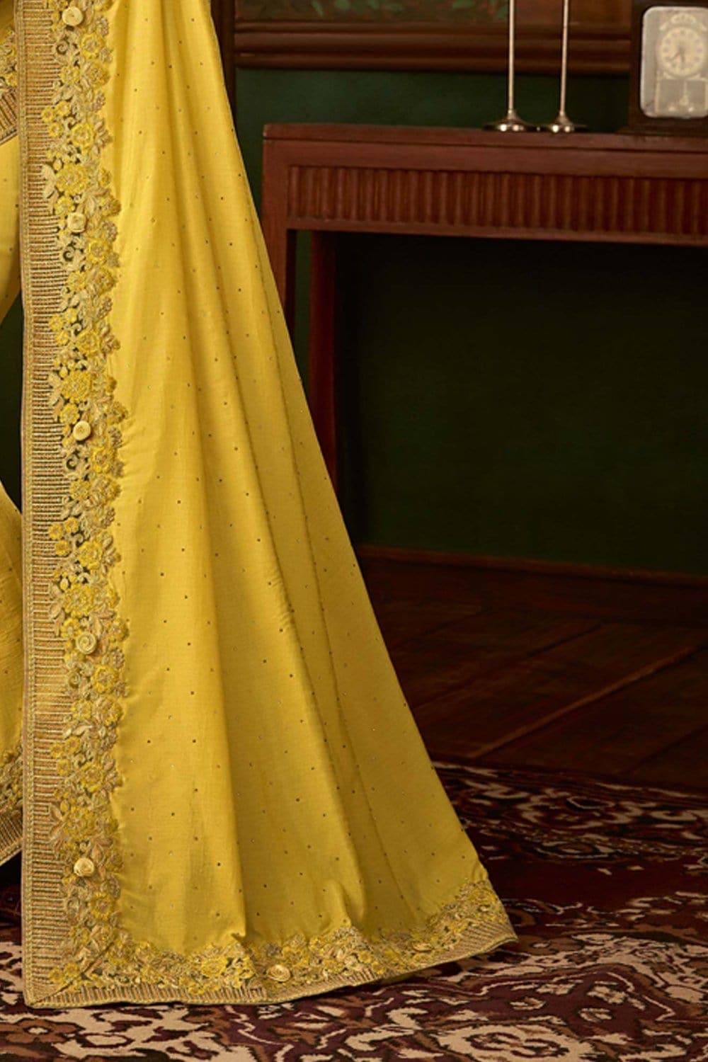 South Silk Saree Light Yellow Woven South Silk Saree saree online