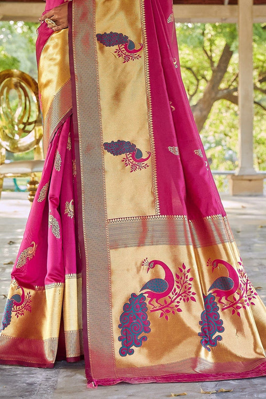 Designer Saree Magenta Pink Designer Saree saree online