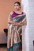 Digital Print Saree Aqua Blue Digital Print Saree saree online