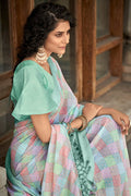 digital print saree