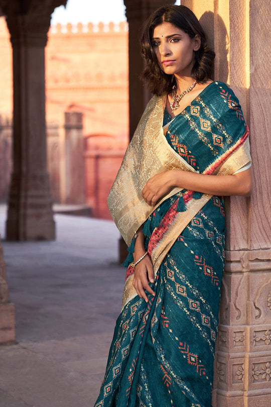 digital print saree