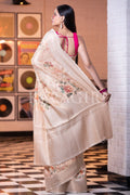 Digital Print Saree Beige Digital Print Saree saree online